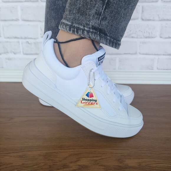 ❤️Converse All Stars Logan Urban Low Sz 7.5 Women's Shoes Sneaker White A16759C - Picture 4 of 13